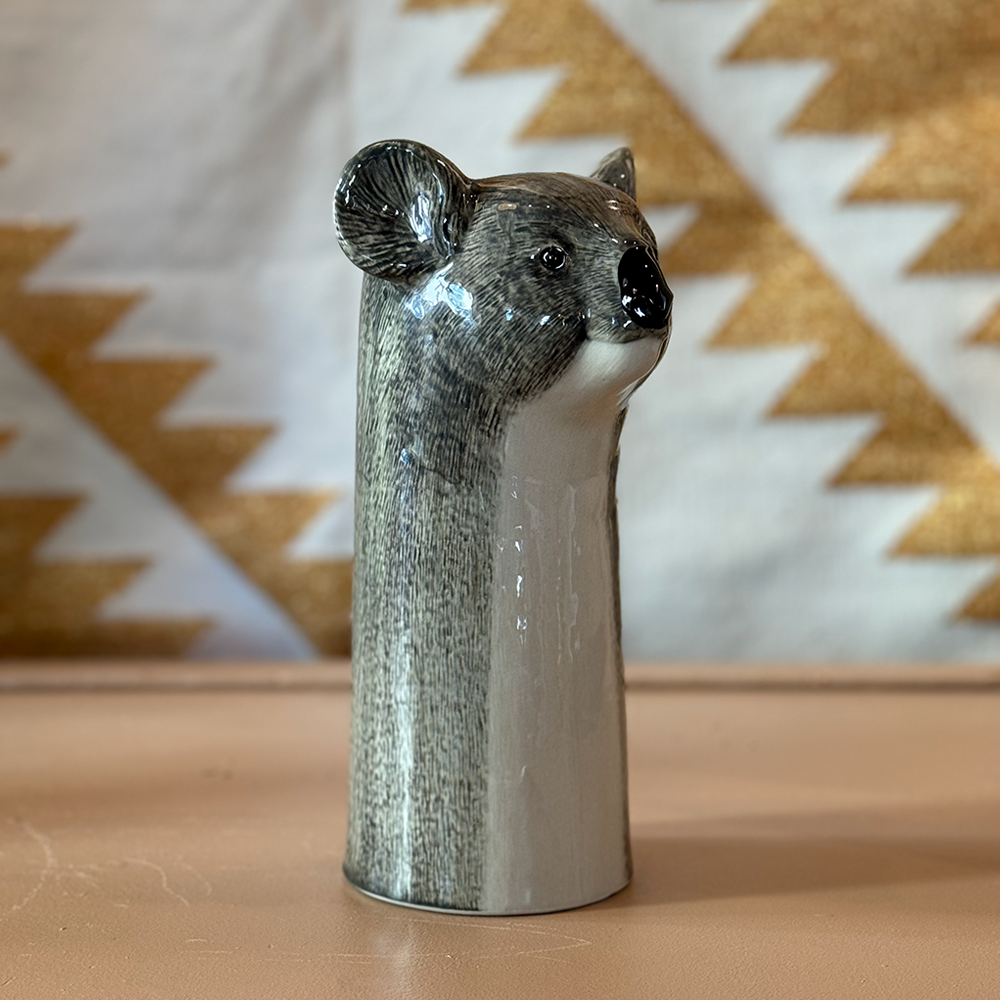 Koala Vase von Quail Ceramic aus Keramik, im Farbton grau