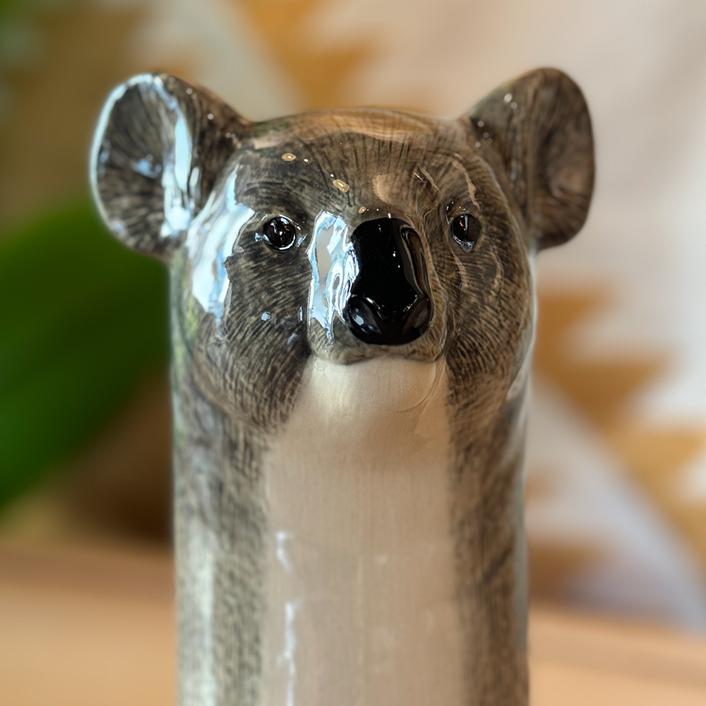 Koala Vase von Quail Ceramic aus Keramik, im Farbton grau