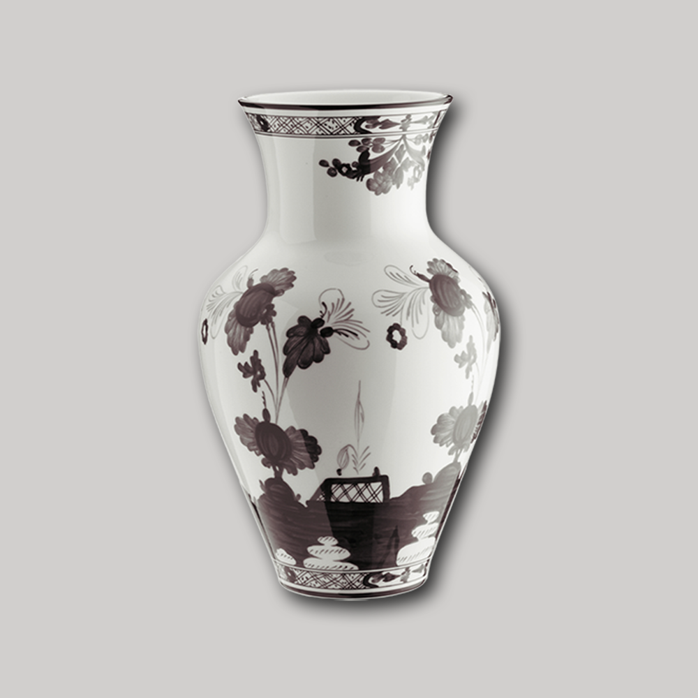 Ming vase ORIENTE ITALIANO - white / black - FROHSINN