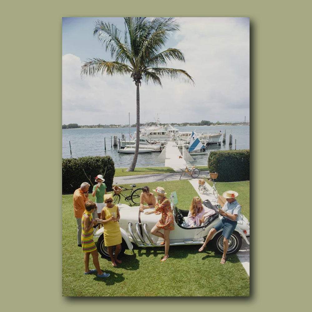 Wandbild Acrylglas Slim Aarons - Palm Beach Society