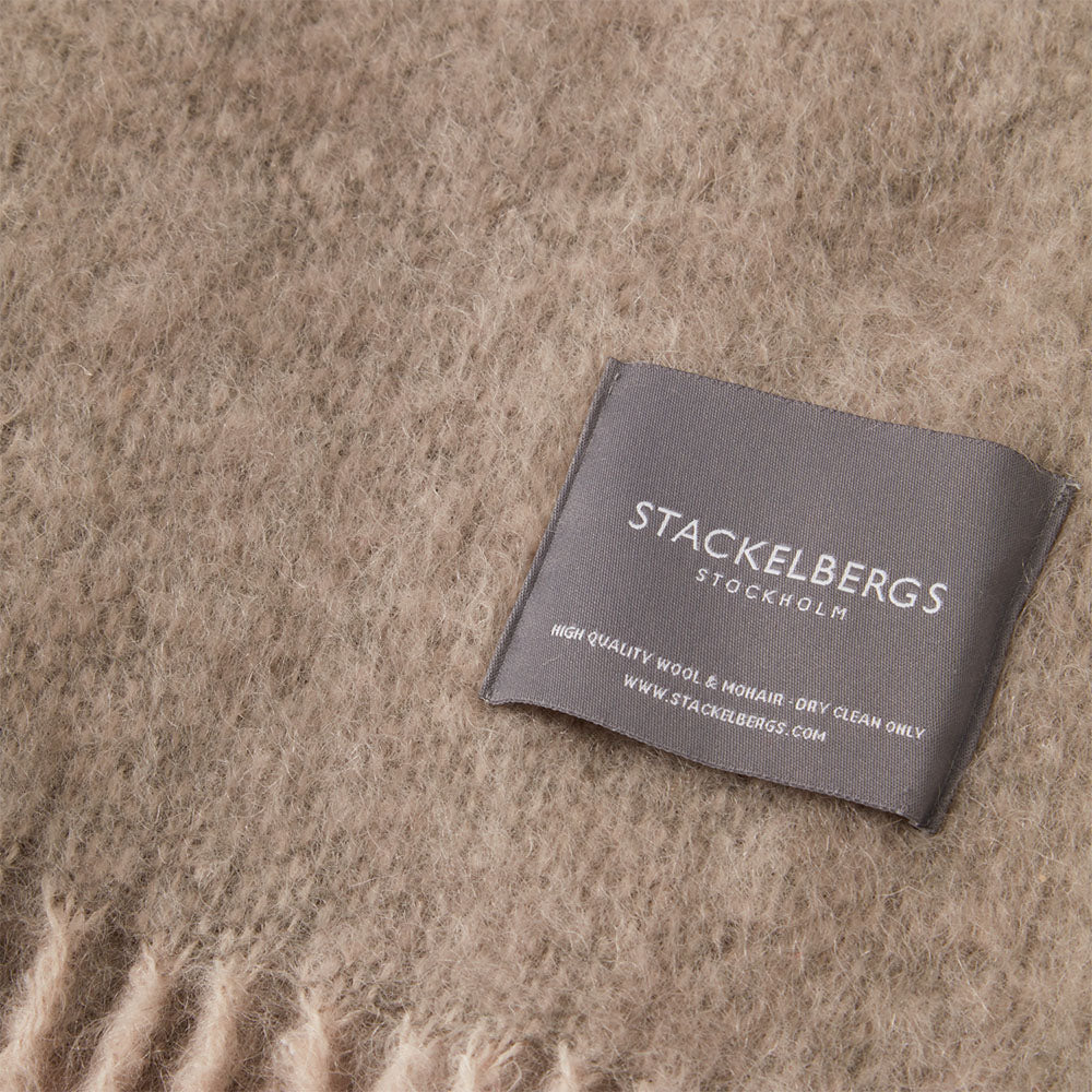 Decke aus Mohair von Stackelbergs im Farbton beige